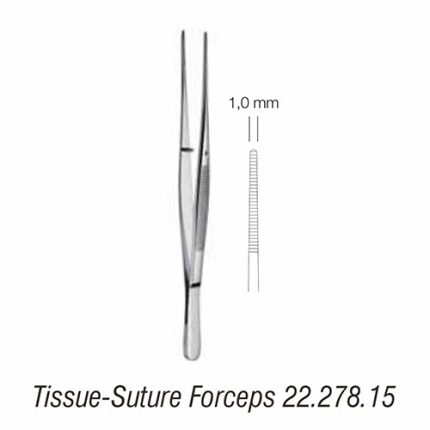 HELMUT ZEPF Tissue-Suture Forceps (22.278.15)