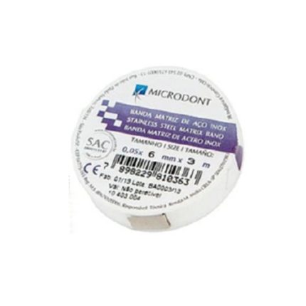 MICRODONT Stainless Steel Matrix Band (0,05x6x3000mm)